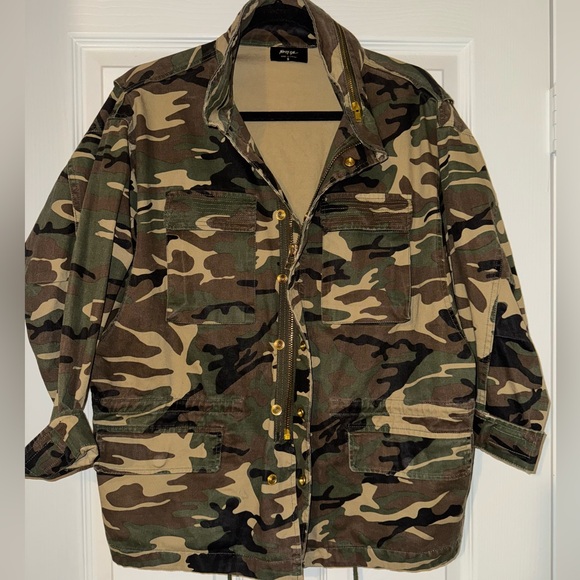 Nasty Gal Femme Fatality Army Jacket - Picture 7 of 11